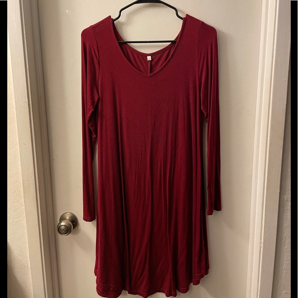 Long sleeve mid dress